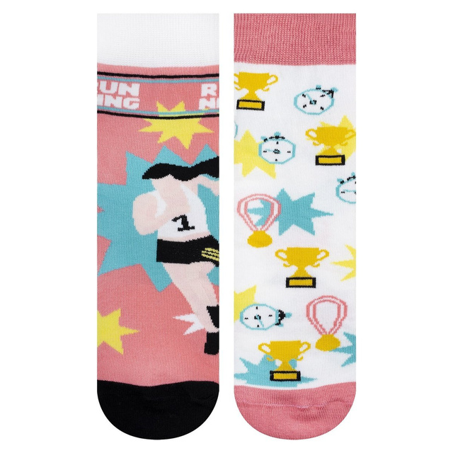 Set of 2x Colorful women's SOXO GOOD STUFF socks cotton