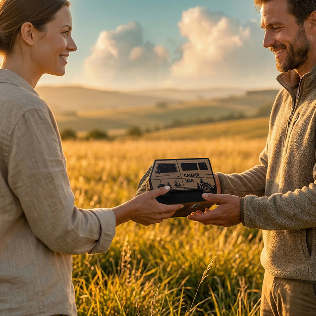 Gift Set Camper Socks + Thermal Mug