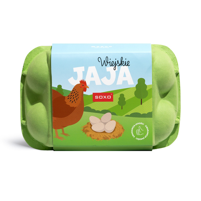 Skarpetki Wiejskie Jaja w Wytłoczkach 3-pak 