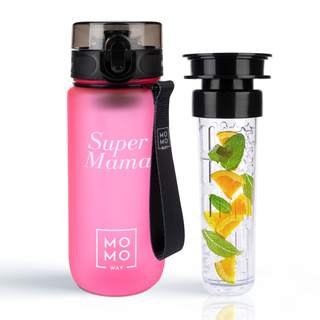 Butelka Tritanowa na Wodę Super Mama 600 ml