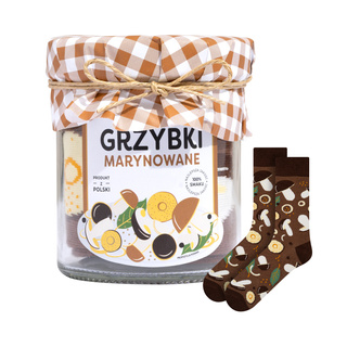 Skarpetki Grzybki Marynowane w Słoiku