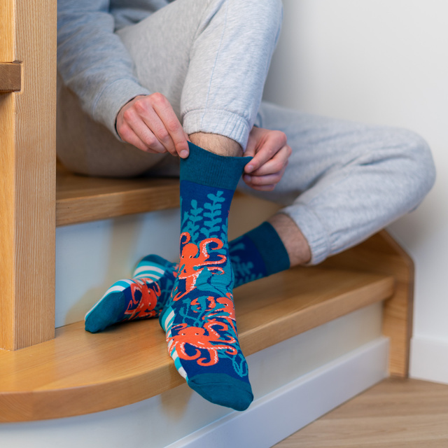 Socks in a Pizza Box 4-Pack