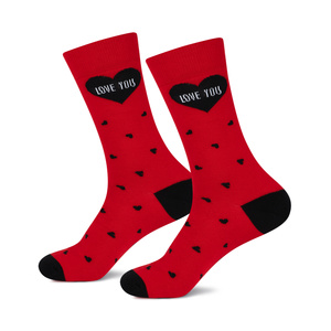 Men's Colorful Socks SOXO Hearts - 2 pairs