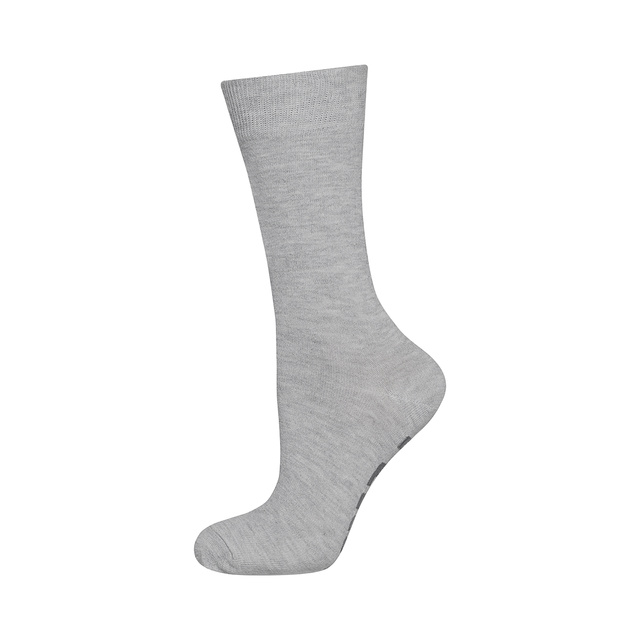 Gray long women's SOXO socks with funny Polish inscriptions gift