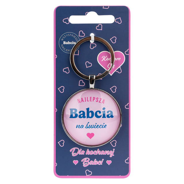 Brelok do Kluczy Najlepsza Babcia 