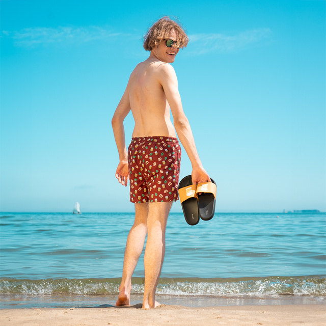 Men's swimming trunks | beer