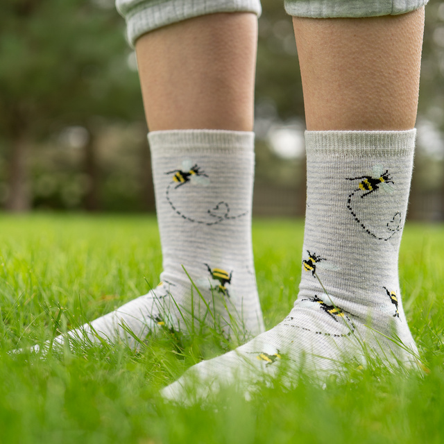 Bee Happy Socks