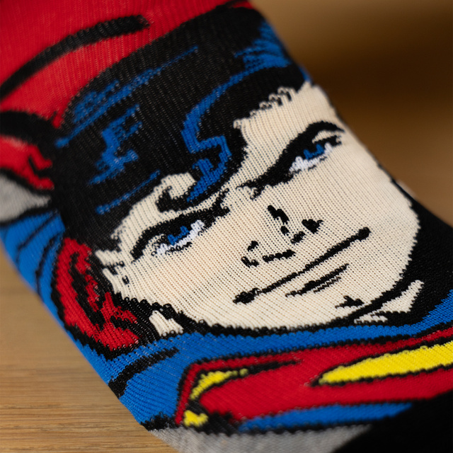 Batman and Superman Socks 2-Pack