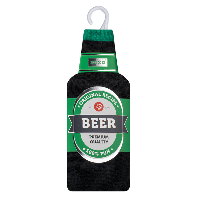 Men's socks SOXO beer in banderole | gift for him | Saint nicholas' day