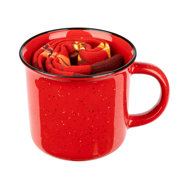 SOXO women's socks Christmas mug warmer