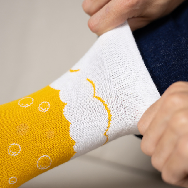 Beer Socks in a Mug with Pads