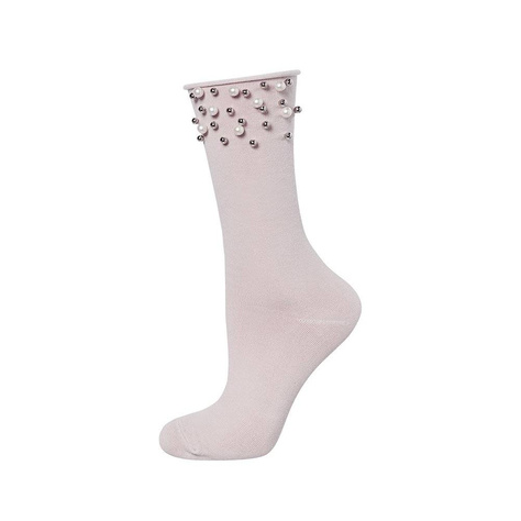 Classic light pink SOXO women's socks cotton