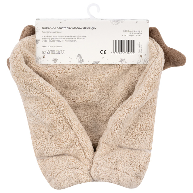 Children's bath turban MOMO WAY dog | towel 