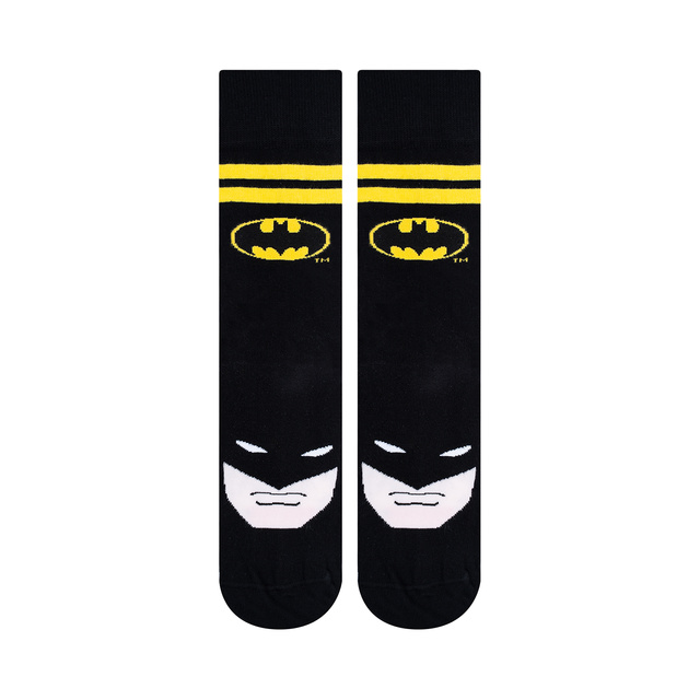 Set of 3x Colorful SOXO GOOD STUFF Batman and Superman DC Comics socks
