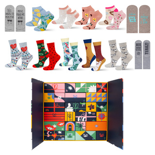 Advent Calendar with Socks 12-Pack