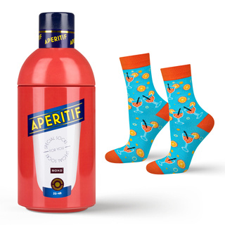 Aperitif Socks in a Bottle