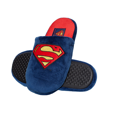 Comics men's slippers SOXO SUPERMAN DC with a hard TPR sole