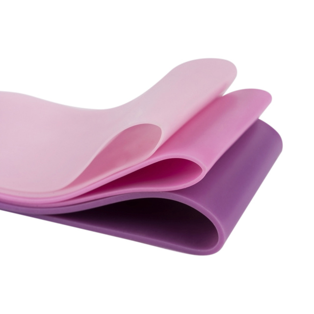 Set of 3x Soxo pink resistance bands for exercise