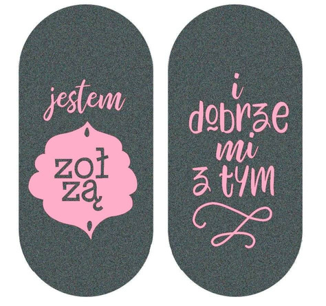 Dark long women's SOXO socks with Polish inscriptions funny cotton terry cloth