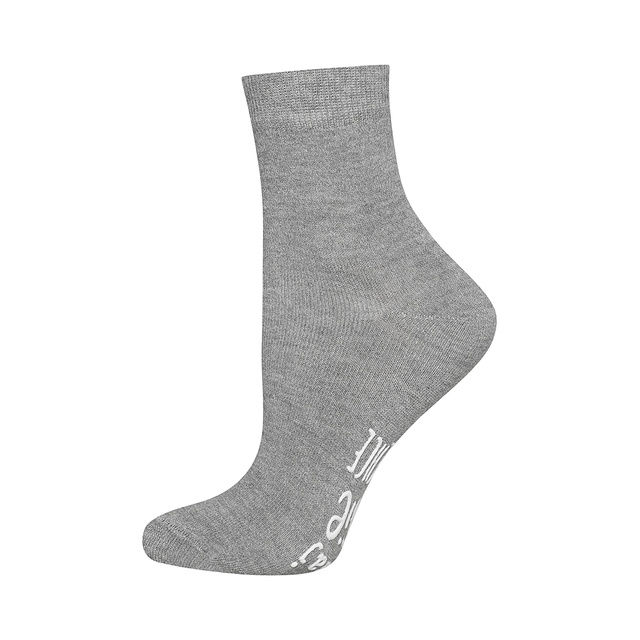 Children's grey socks SOXO with Polish inscriptions