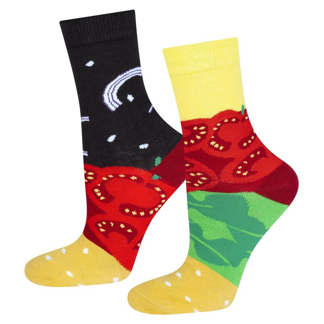 Women's socks SOXO GOOD STUFF hamburger