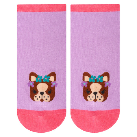 Set of 5x SOXO women's colorful feet dogs