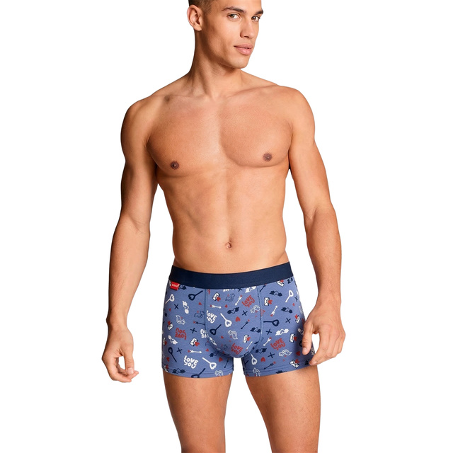 Heart and Kiss Men's Boxer Shorts 3-Pack