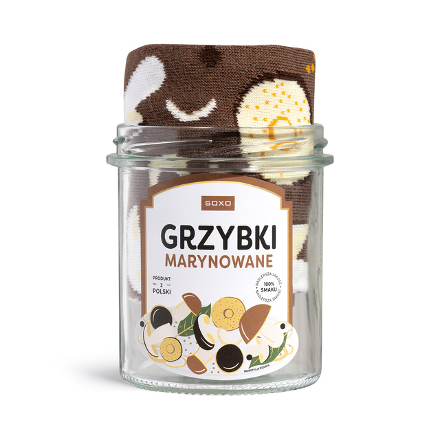 Skarpetki Grzybki Marynowane w Słoiku