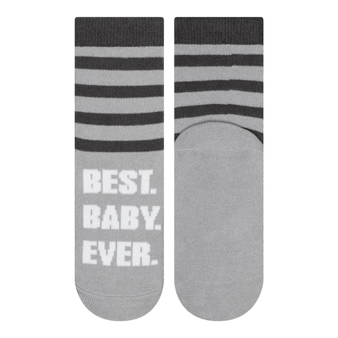 A set of socks for dad and child SOXO cotton gift with inscriptions