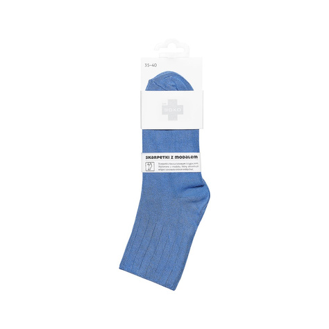 Women's blue DR SOXO socks