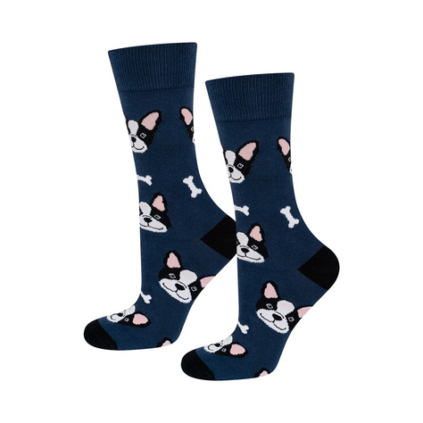 Women's Socks | Men's SOXO | Dog in a box | perfect gift idea | Unisex