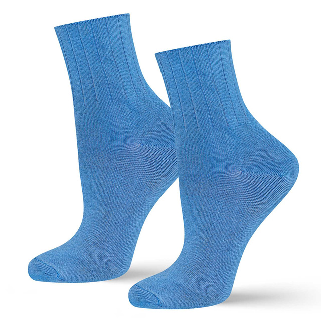 Women's blue DR SOXO socks