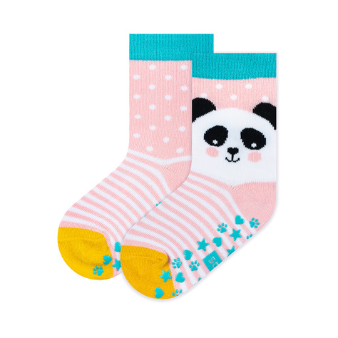 Set of 3x Colorful SOXO children's socks animals