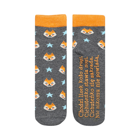 Children's socks SOXO with Polish inscriptions 