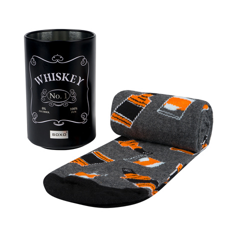 Men's Socks SOXO GOOD STUFF | Whiskey in a bottle | gift for him