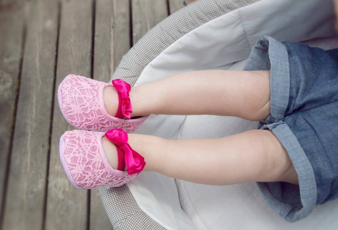 SOXO Baby ballerina slippers with abs