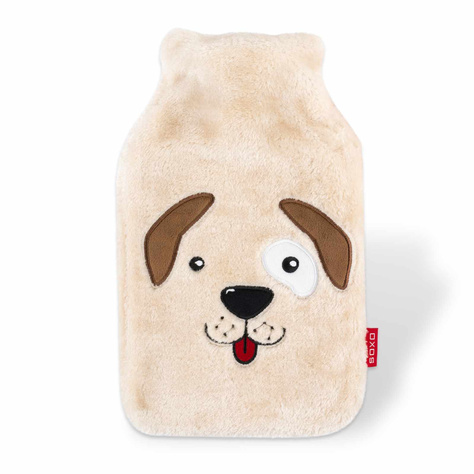 LARGE hot water bottle 1.8l SOXO heater in a plush cover  Dog idea for a gift