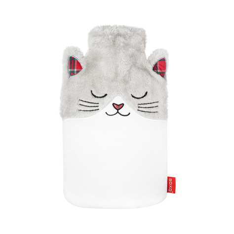 Hot water bottle Soxo cat warmer in plush cover | gift idea 