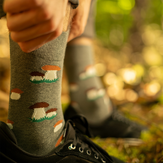 Porcini Mushroom Socks