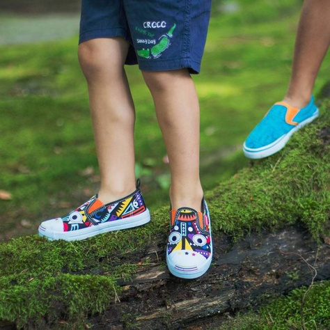 Colorful SOXO children's sneakers with patterns