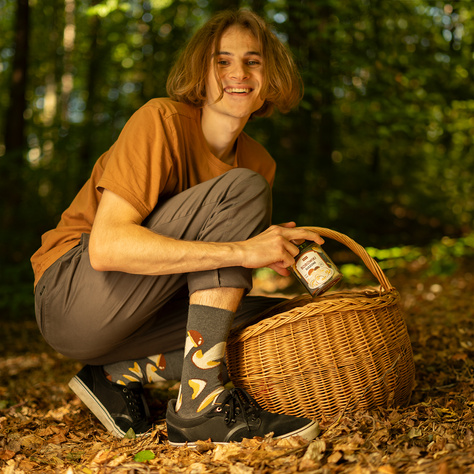 Men's colorful socks SOXO dried boletes