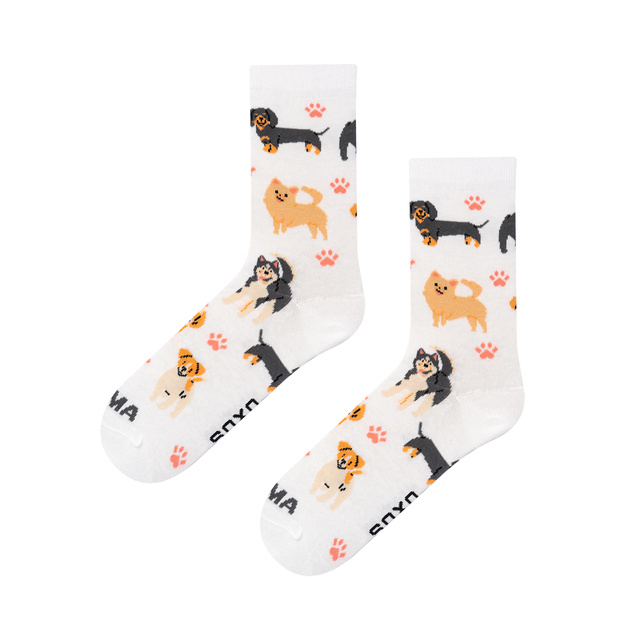 I Love Dogs Socks + Keychain Set