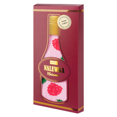 SOXO women's socks tincture raspberry