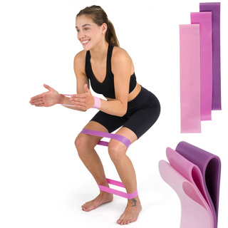 Gumy Oporowe Różowe 3-pak