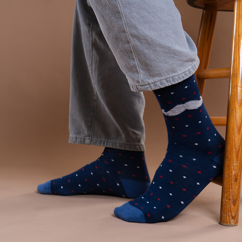 SOXO Super Grandpa Men's Socks