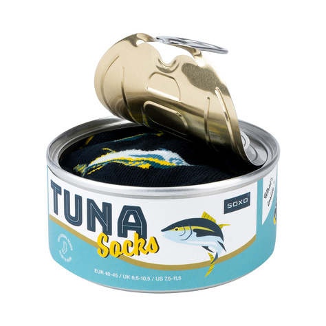 Men's socks SOXO GOOD STUFF funny tuna canned gift idea