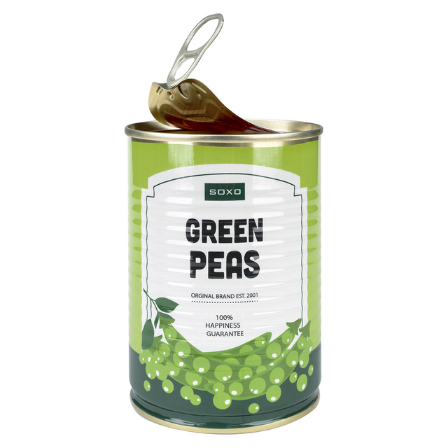 Men's colorful SOXO GOOD STUFF socks canned peas Gift