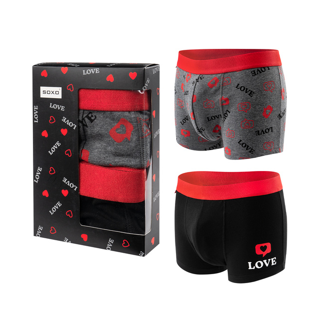 Love Men's Boxer Shorts 2-Pack
