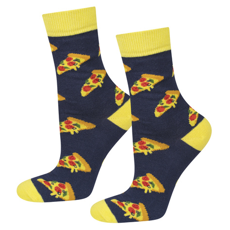 Men's and women's colorful SOXO pizza socks in a box | gift for a man | gift for woman