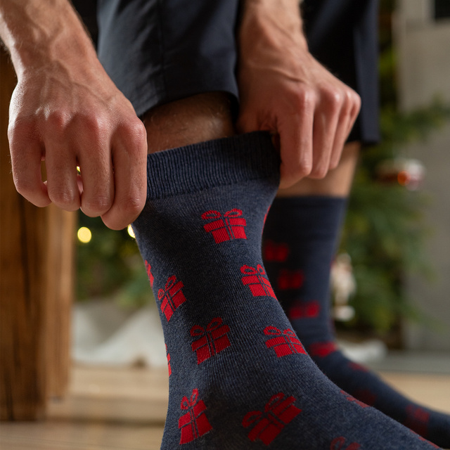 Men's SOXO Christmas Socks - 3 Pairs